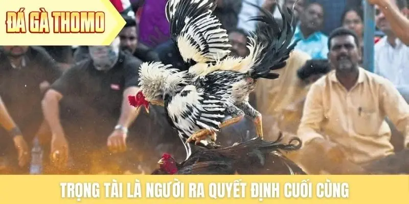 Trọng tài là người ra quyết định cuối cùng